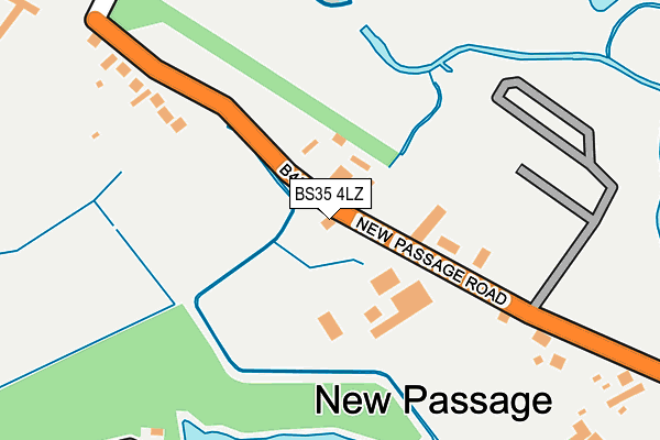 BS35 4LZ map - OS OpenMap – Local (Ordnance Survey)