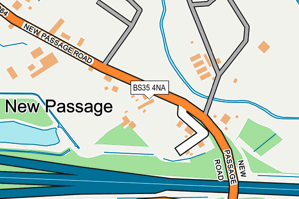 BS35 4NA map - OS OpenMap – Local (Ordnance Survey)