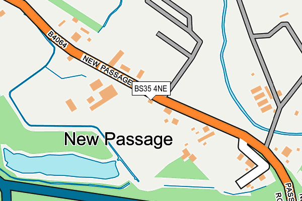 BS35 4NE map - OS OpenMap – Local (Ordnance Survey)