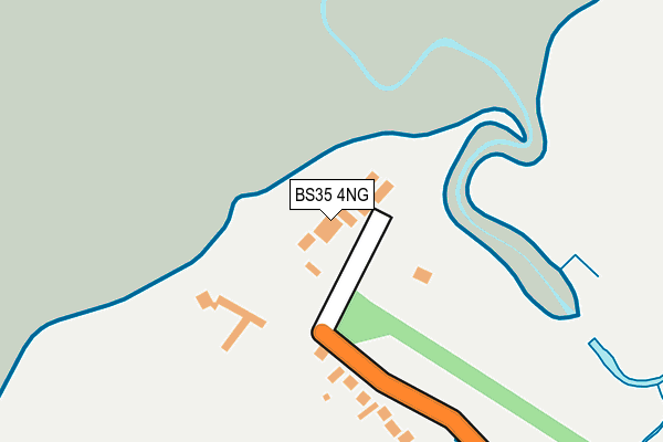 BS35 4NG map - OS OpenMap – Local (Ordnance Survey)