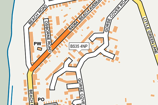 BS35 4NP map - OS OpenMap – Local (Ordnance Survey)