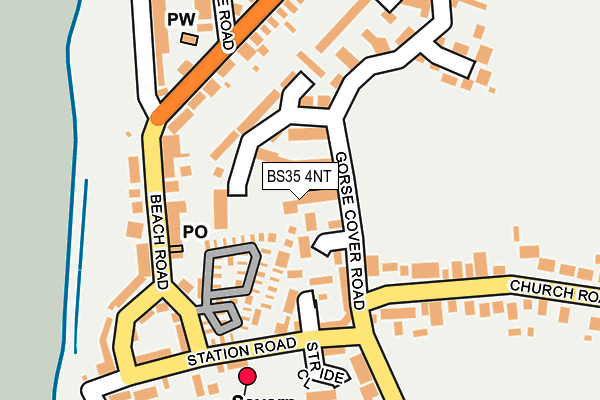 BS35 4NT map - OS OpenMap – Local (Ordnance Survey)