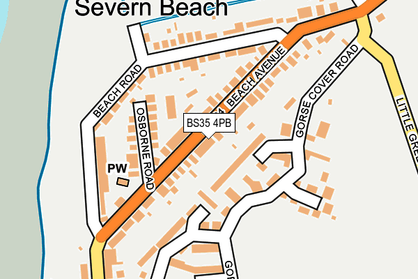 BS35 4PB map - OS OpenMap – Local (Ordnance Survey)