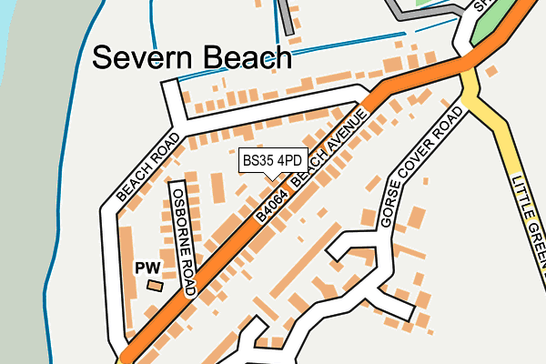 BS35 4PD map - OS OpenMap – Local (Ordnance Survey)