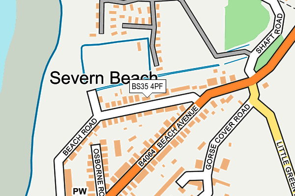 BS35 4PF map - OS OpenMap – Local (Ordnance Survey)