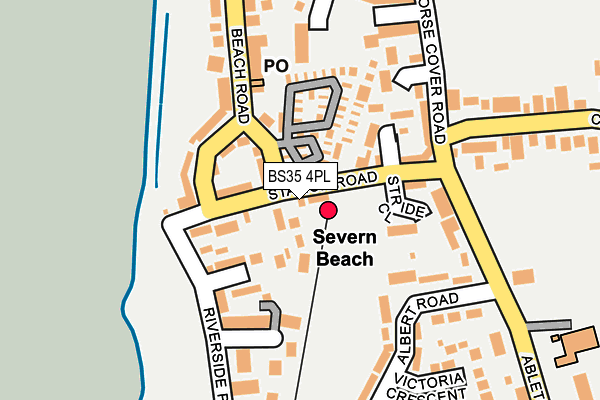 BS35 4PL map - OS OpenMap – Local (Ordnance Survey)