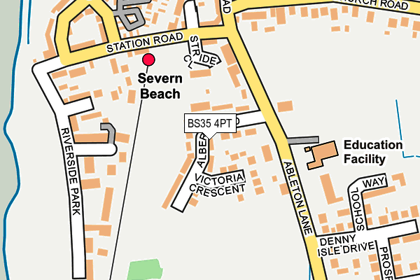 Map of BEACH CABS LTD at local scale