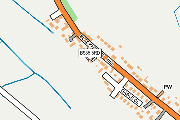 BS35 5RD map - OS OpenMap – Local (Ordnance Survey)