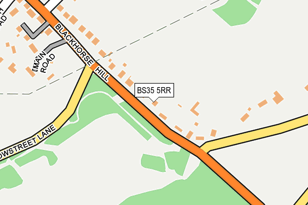 BS35 5RR map - OS OpenMap – Local (Ordnance Survey)
