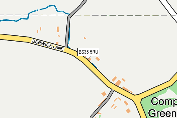 BS35 5RU map - OS OpenMap – Local (Ordnance Survey)