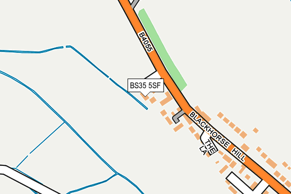 BS35 5SF map - OS OpenMap – Local (Ordnance Survey)