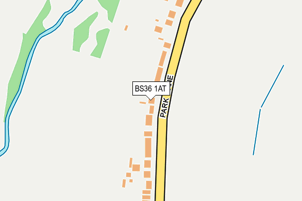 BS36 1AT map - OS OpenMap – Local (Ordnance Survey)