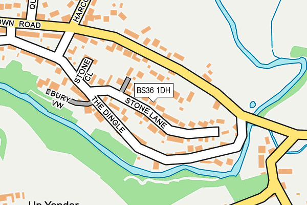 BS36 1DH map - OS OpenMap – Local (Ordnance Survey)