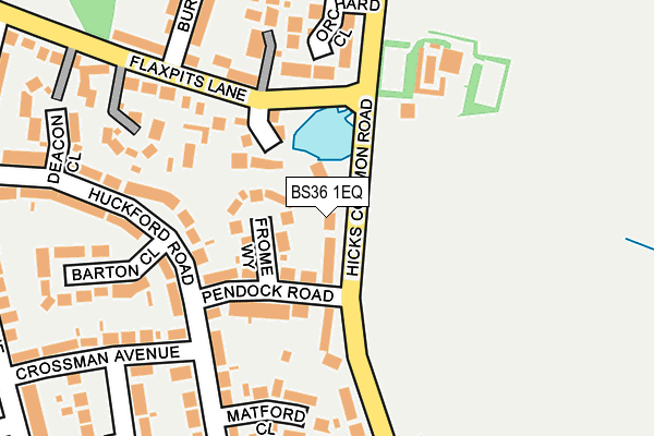 BS36 1EQ map - OS OpenMap – Local (Ordnance Survey)