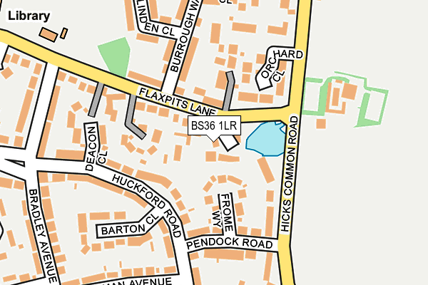 BS36 1LR map - OS OpenMap – Local (Ordnance Survey)