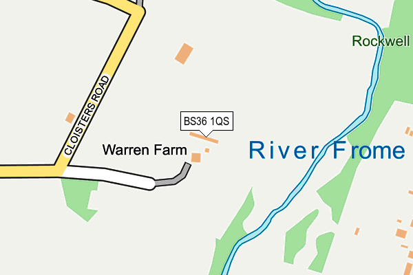 BS36 1QS map - OS OpenMap – Local (Ordnance Survey)