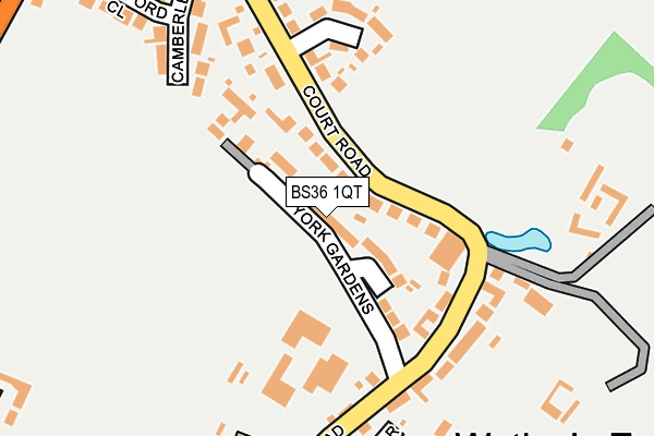 BS36 1QT map - OS OpenMap – Local (Ordnance Survey)