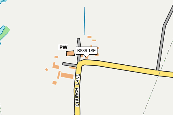 BS36 1SE map - OS OpenMap – Local (Ordnance Survey)