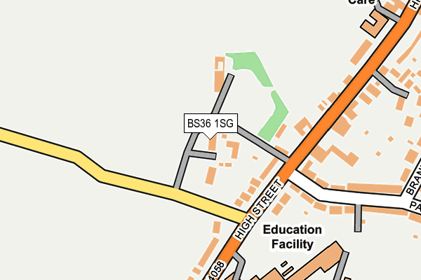 BS36 1SG map - OS OpenMap – Local (Ordnance Survey)