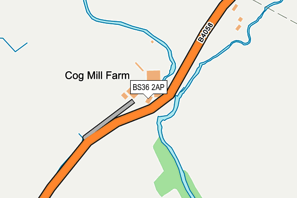 BS36 2AP map - OS OpenMap – Local (Ordnance Survey)