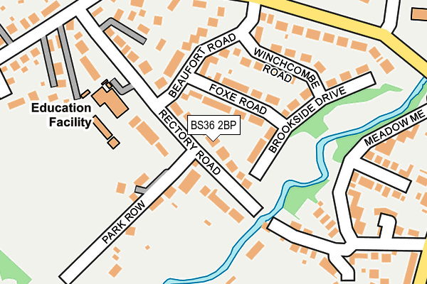 BS36 2BP map - OS OpenMap – Local (Ordnance Survey)