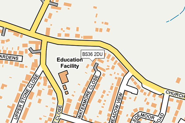BS36 2DU map - OS OpenMap – Local (Ordnance Survey)