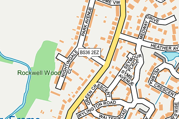 BS36 2EZ map - OS OpenMap – Local (Ordnance Survey)