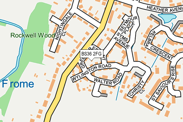 BS36 2FG map - OS OpenMap – Local (Ordnance Survey)