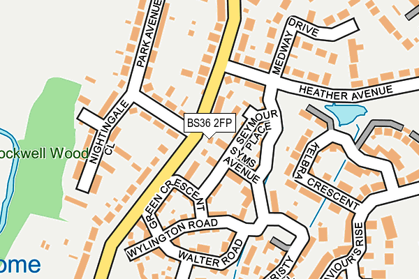 BS36 2FP map - OS OpenMap – Local (Ordnance Survey)