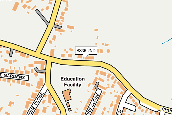 BS36 2ND map - OS OpenMap – Local (Ordnance Survey)