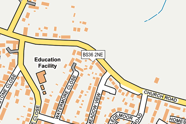 BS36 2NE map - OS OpenMap – Local (Ordnance Survey)