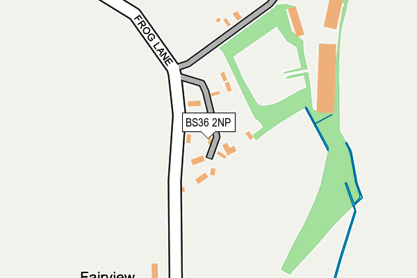 BS36 2NP map - OS OpenMap – Local (Ordnance Survey)