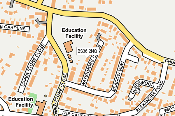 BS36 2NQ map - OS OpenMap – Local (Ordnance Survey)