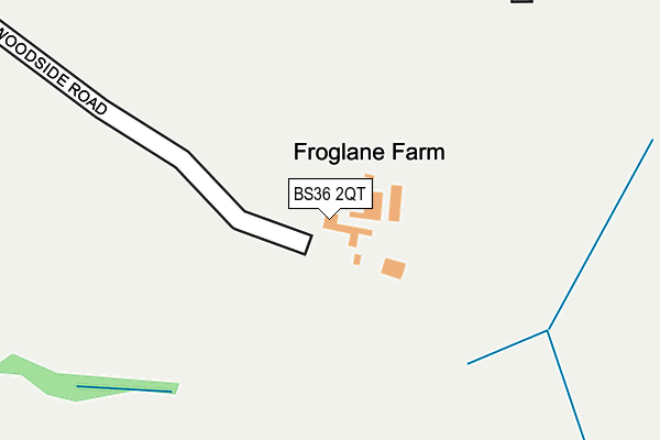 BS36 2QT map - OS OpenMap – Local (Ordnance Survey)