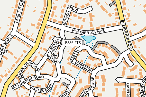 BS36 2TS map - OS OpenMap – Local (Ordnance Survey)