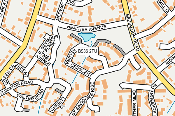 BS36 2TU map - OS OpenMap – Local (Ordnance Survey)