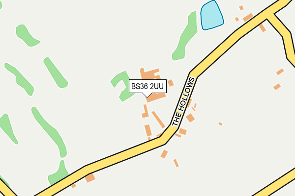 BS36 2UU map - OS OpenMap – Local (Ordnance Survey)