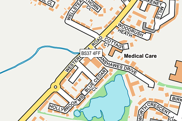 BS37 4FF map - OS OpenMap – Local (Ordnance Survey)