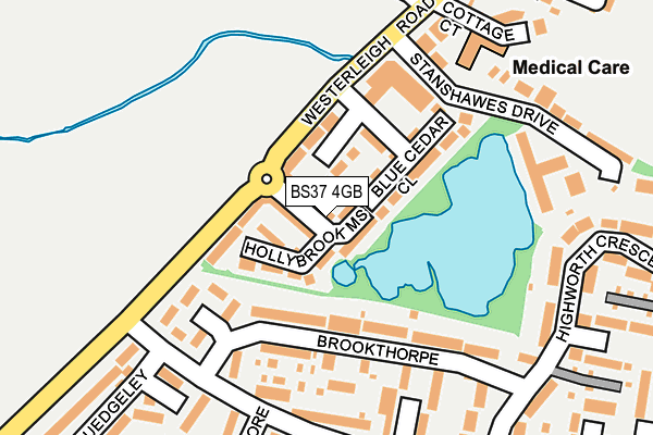 BS37 4GB map - OS OpenMap – Local (Ordnance Survey)