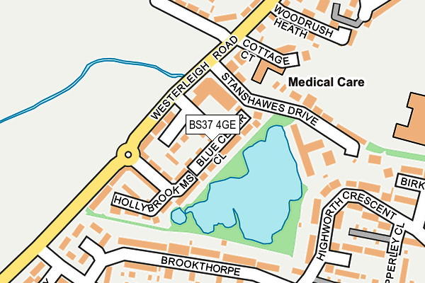Map of BETHESDA HEALTHCARE SERVICES LTD at local scale