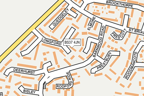 Map of HOWIES INN LTD at local scale