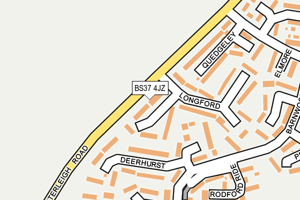 BS37 4JZ map - OS OpenMap – Local (Ordnance Survey)