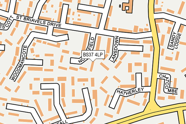 BS37 4LP map - OS OpenMap – Local (Ordnance Survey)