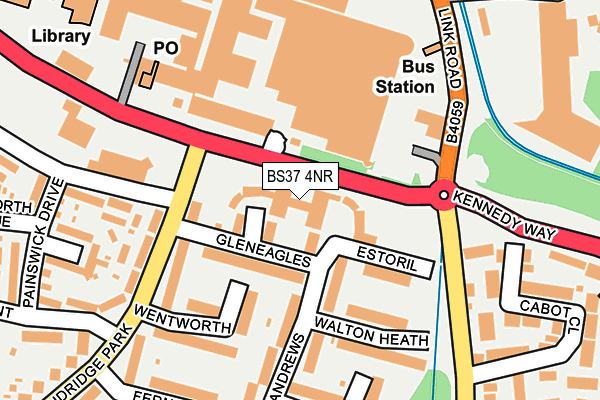 BS37 4NR map - OS OpenMap – Local (Ordnance Survey)