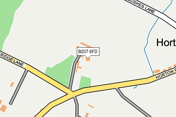 BS37 6FD map - OS OpenMap – Local (Ordnance Survey)