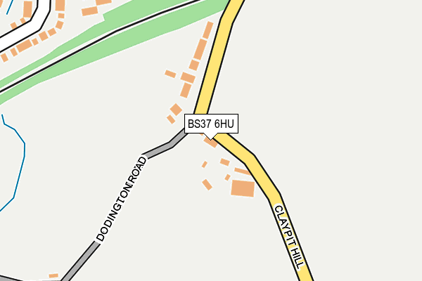 BS37 6HU map - OS OpenMap – Local (Ordnance Survey)