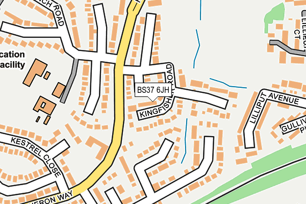BS37 6JH map - OS OpenMap – Local (Ordnance Survey)