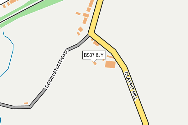 BS37 6JY map - OS OpenMap – Local (Ordnance Survey)