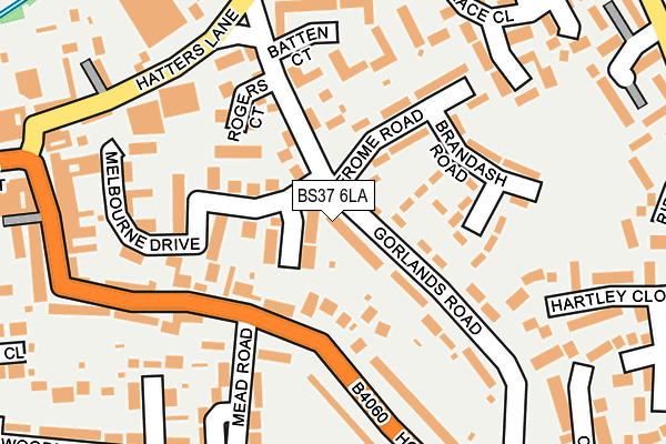 BS37 6LA map - OS OpenMap – Local (Ordnance Survey)