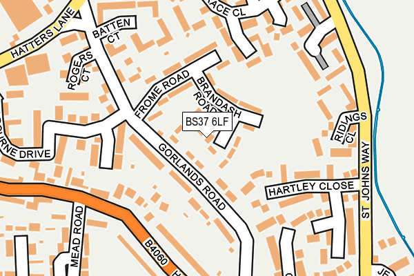 BS37 6LF map - OS OpenMap – Local (Ordnance Survey)